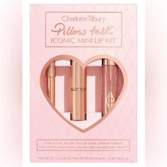 Charlotte Tilbury Other - Charlotte Tilbury 🪢 Pillow Talk Iconic Mini Lip Kit